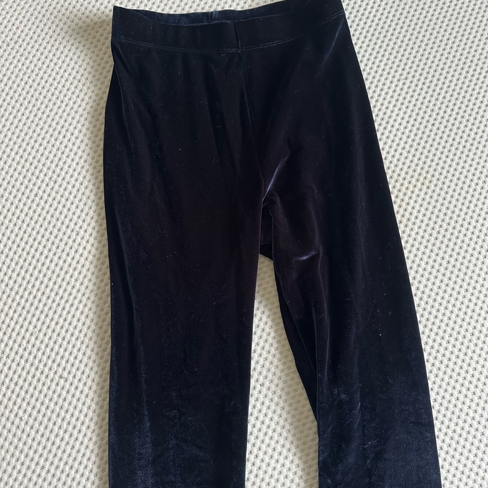 Navy velvet fabletics leggings